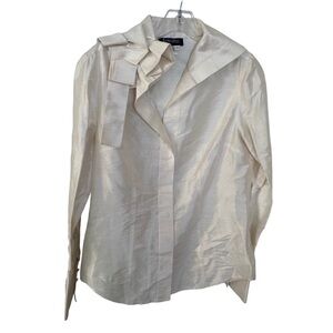 Jovani Button Down Ivory Shirt